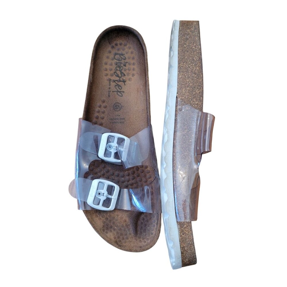 Biostep Clear Strap Sandals 39 Spain Comfort Walking‎ Summer Beach Cruise 8.5